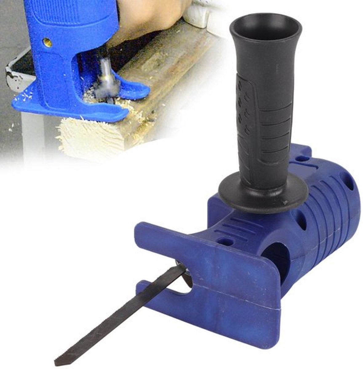Draagbare boormachine - Kettingzaagadapter - Hoogwaardige mechanische structuur - 51 Inch zaagblad - Accessoire voor elektrisch gereedsch...