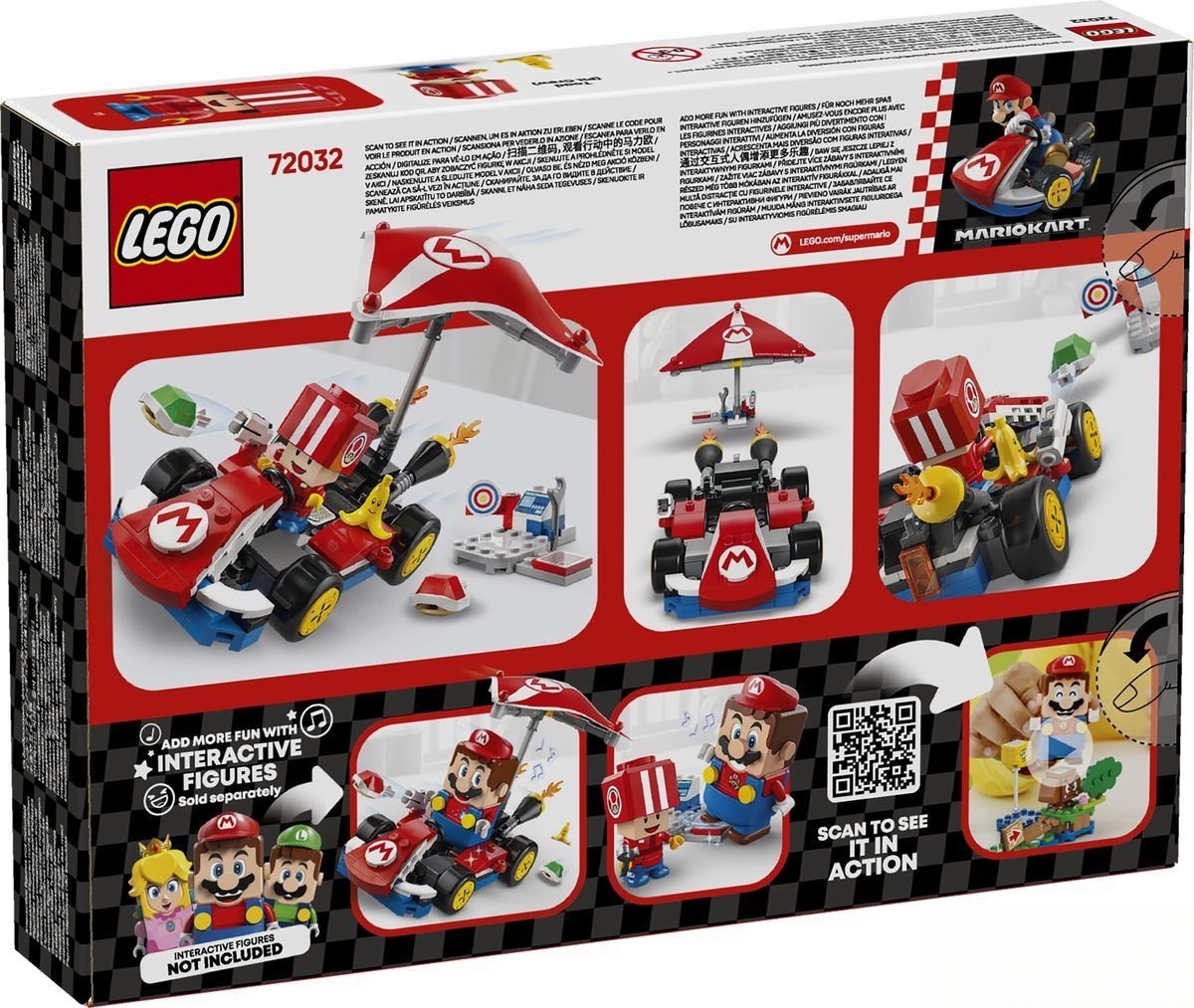 LEGO Super Mario: Mario Kart – Standaardkart Auto Speelgoed voor Kinderen uit de Game 72032 — afbeelding 9