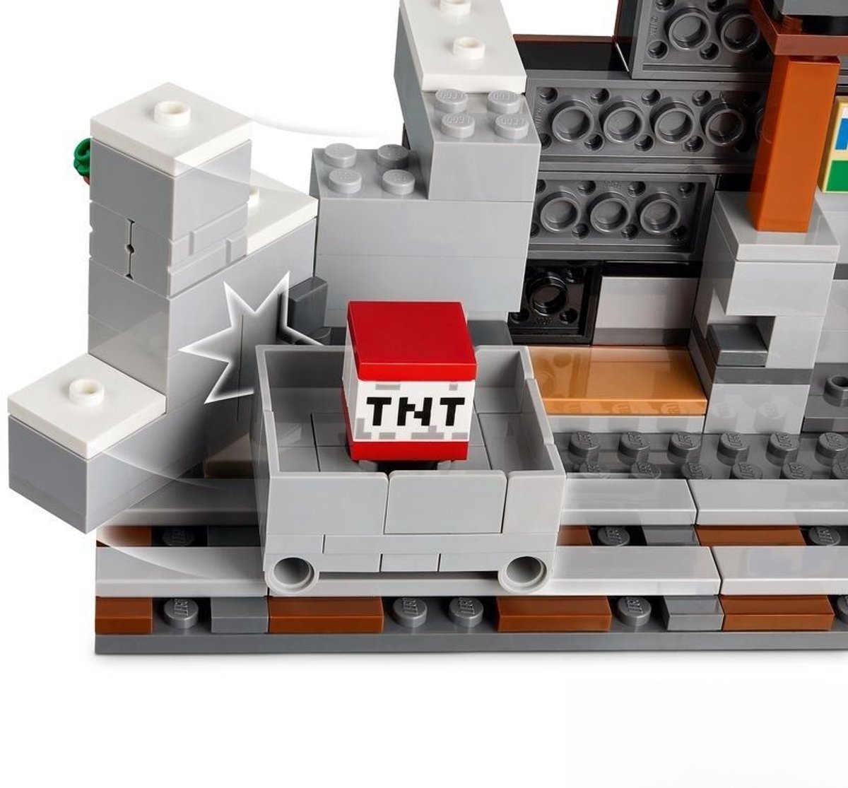 LEGO Minecraft De Pikhouweelmijn Bouwpakket voor Kinderen - 21277 — afbeelding 12