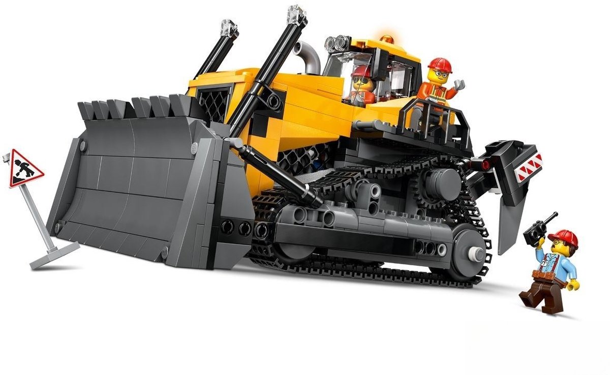 LEGO® City Gele Bulldozer, Bouwplaatsvoertuig - 60466 — afbeelding 7