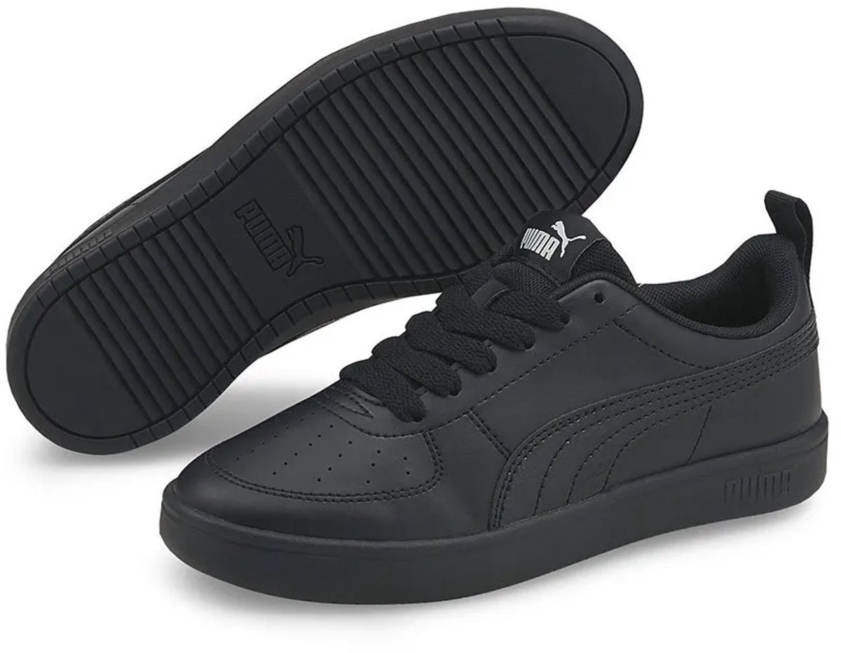 Puma Rickie Jr Schoenen 1/2 Kinderen Zwart