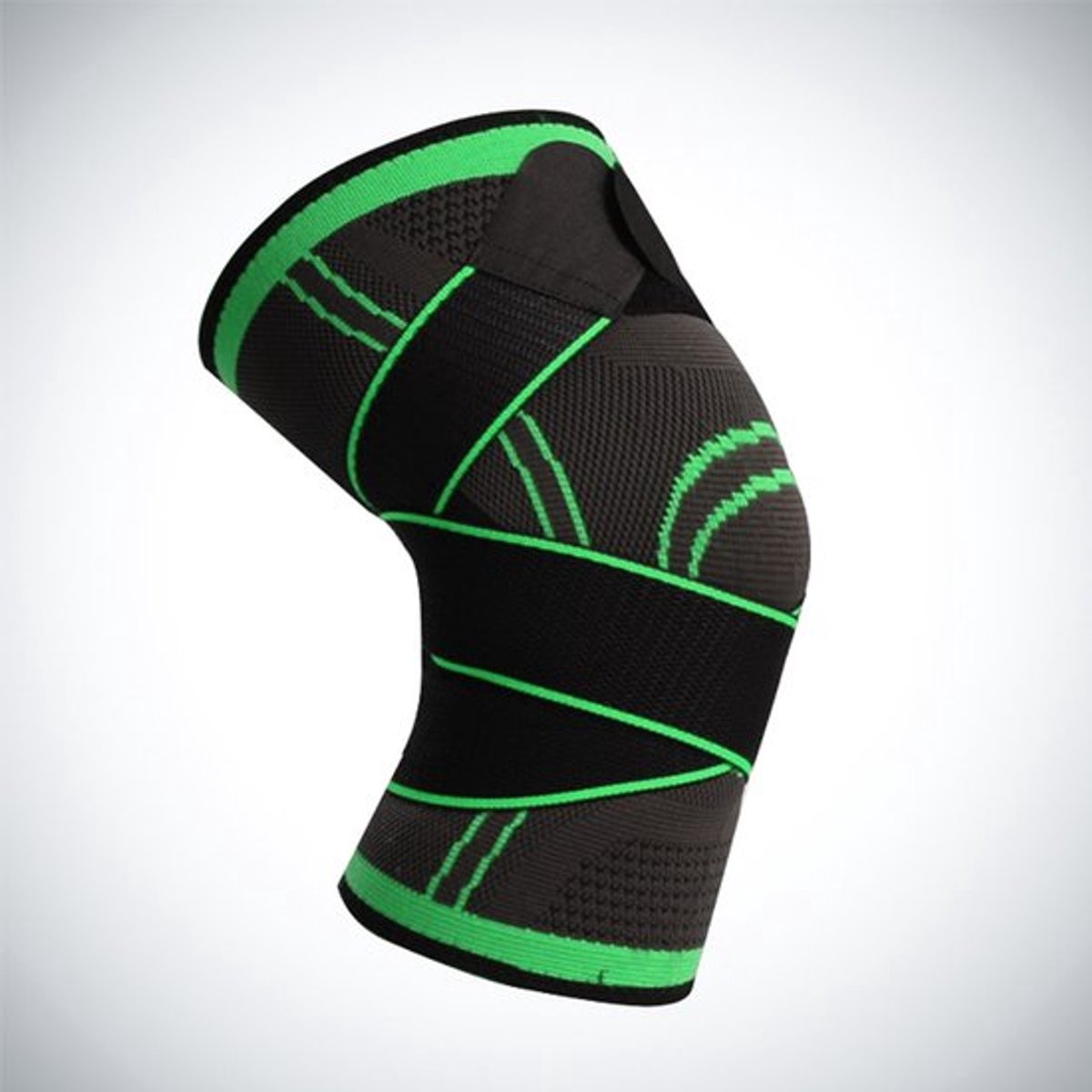 Maat XL [Aanbevolen gewicht: 73-82 kg][Enkelstuksverpakking] Groene kniebeschermers voor fitness, hardlopen, squatten, antislip, compressie, kniegewricht- en meniscusbeschermhoezen voor mannen en vrouwen, basketbalbeschermende uitrusting
