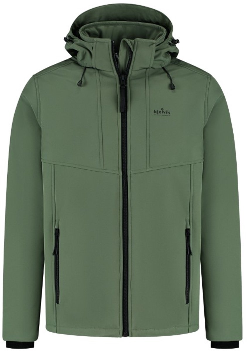 Kjelvik Ted Heren Outdoorjas Licht Groen