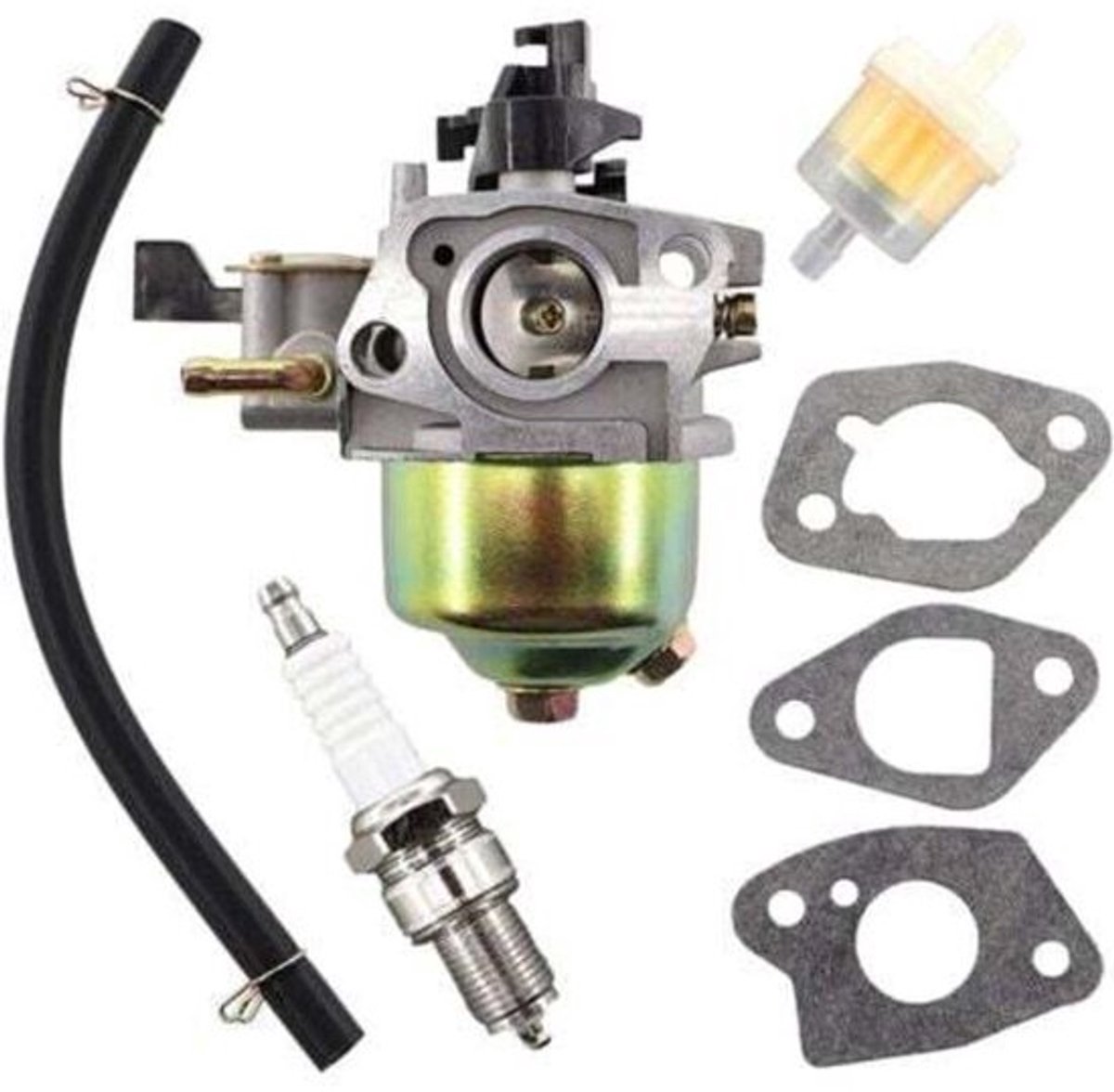 Carburateur geschikt voor bougiepakking, geschikt geschikt voor grasmaaiers GXV120, GXV140, GXV160, HR194, HR195, HR214, HRA214, HR215, HR216, HRA216, HRC216, HRB475, HRB475 en HR2150.