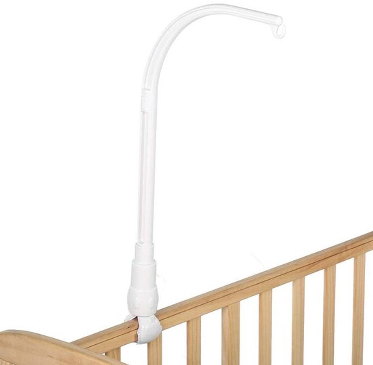 Ophangstang Voor Babybedje – Bebedhouder Voor Mobiel | Verstelbare Arm Voor Kinderkamer (Speelgoed Niet Inbegrepen)
