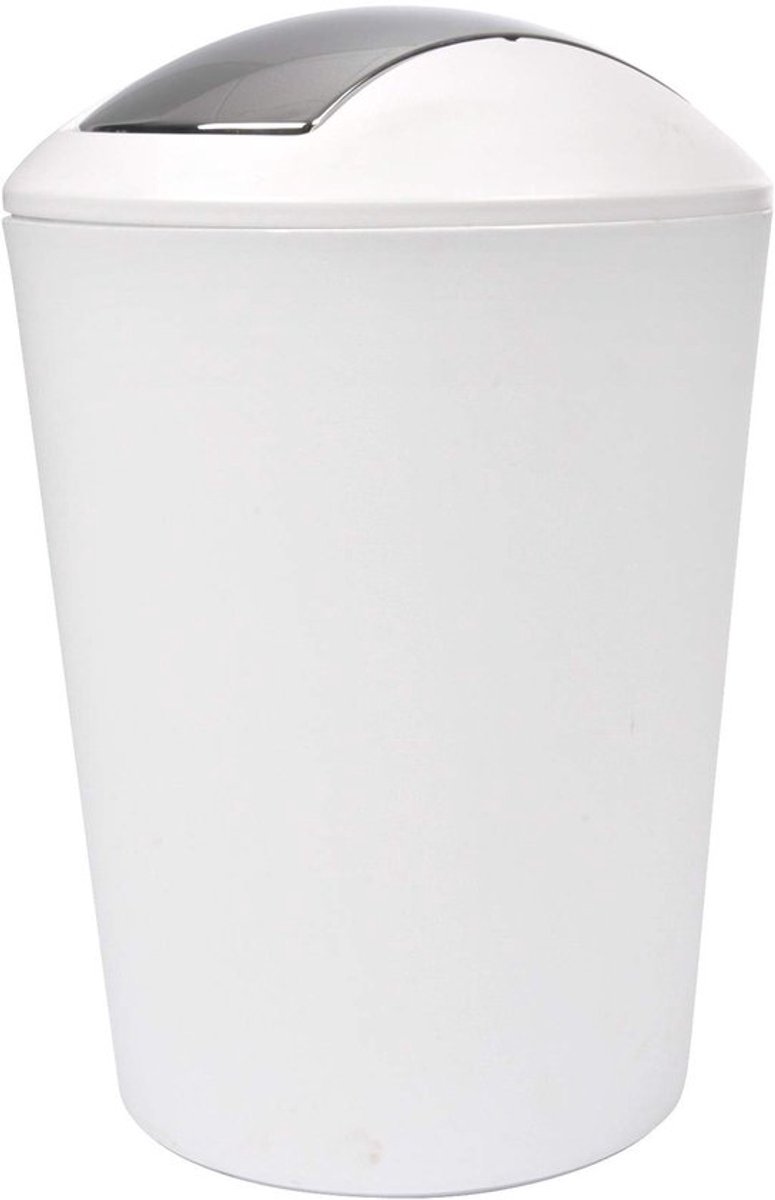 Prullenbak 5,6 liter - Effen kleur - Hoogwaardig materiaal - Robuust - Lange levensduur - Beste producten - Afvalbak
