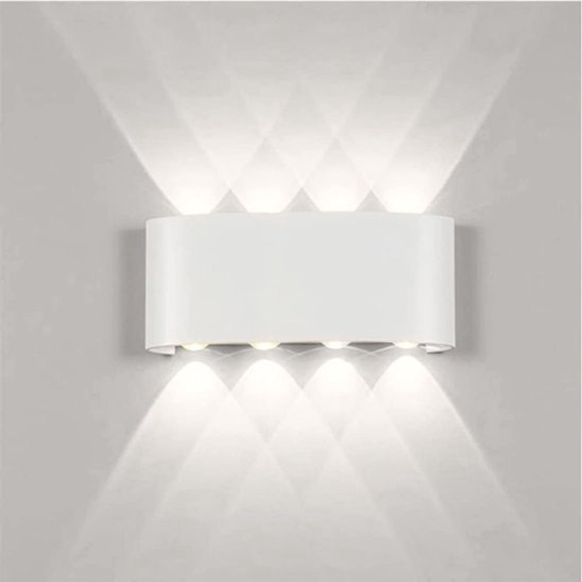 Moderne IP65 waterdichte 8W LED-wandlamp, aluminium wandlamp, binnenwandlamp, geschikt voo