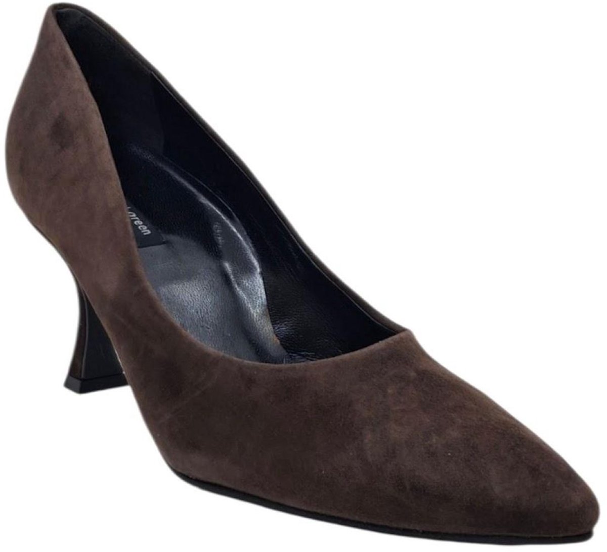 Paul Green 3859-061 Cacao | Suède pump met hak 8 cm