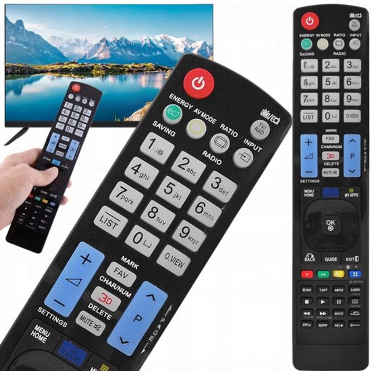Afstandsbediening voor LG smart-tv's AKB73756502 en AKB73615303