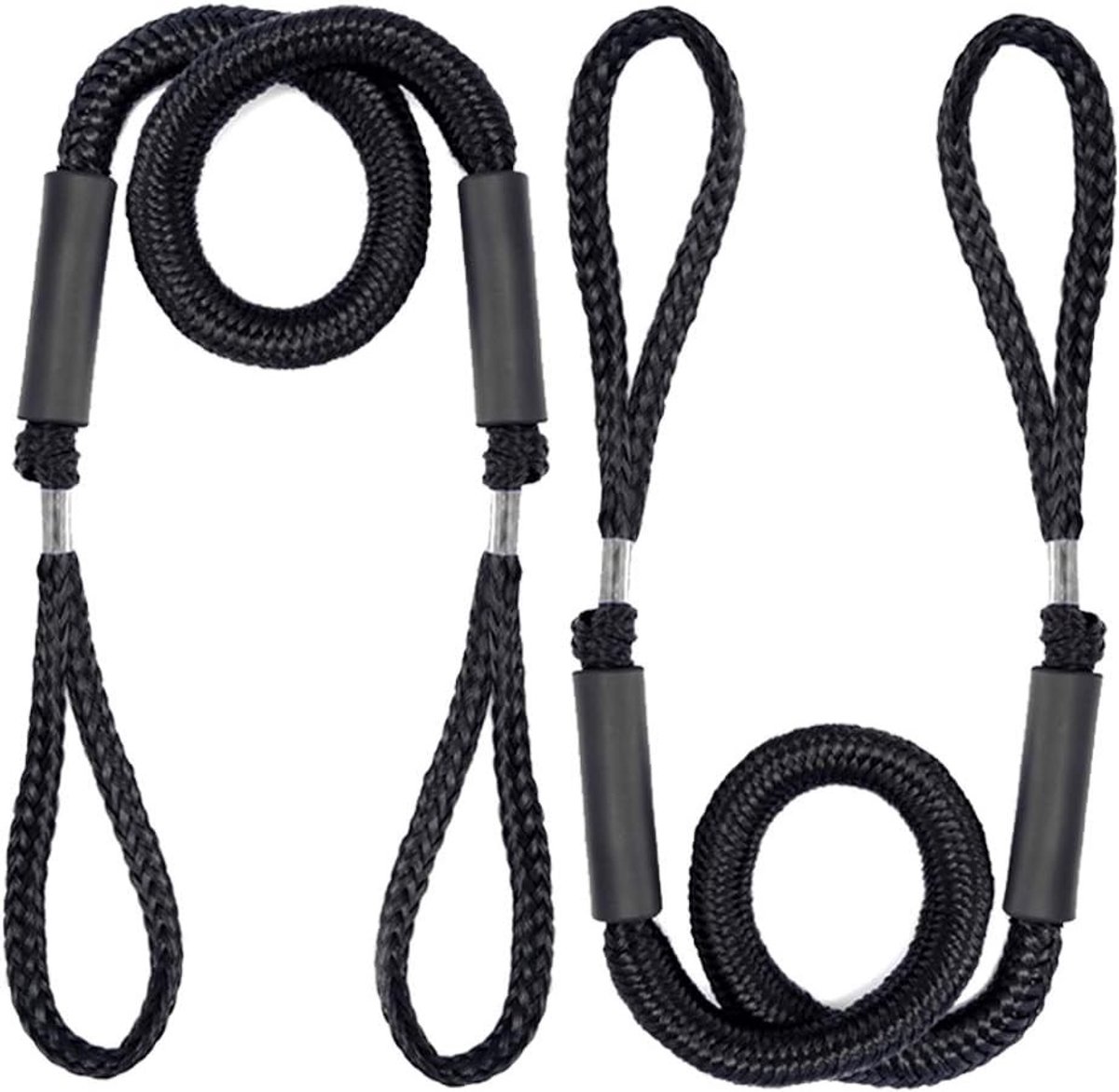 Bungee Dock Line Verankering Touwen voor Botens, Set van 2, Ideaal voor Jachten en Varen
