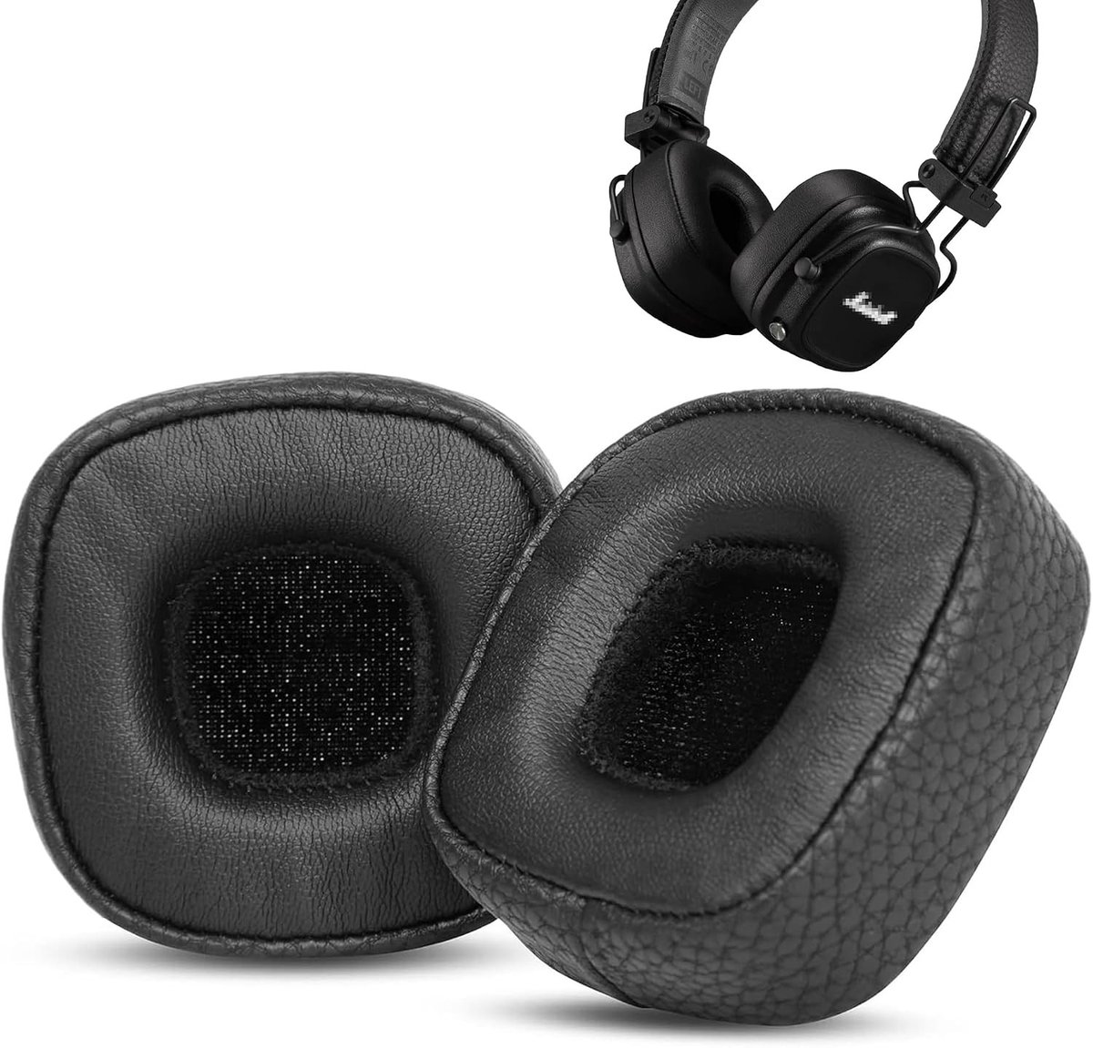 Vervangende oorkussens voor Bluetooth hoofdtelefoons met Proteïneleer en comfortabele pasvorm, ideaal voor langdurig gebruik