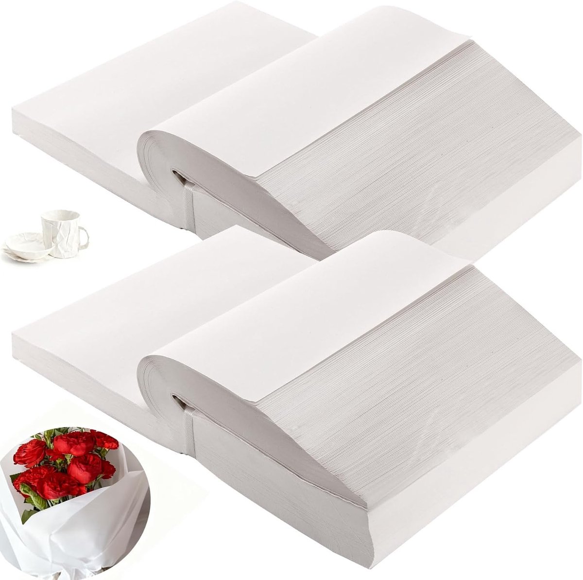 600PCS A3 Bruin Krantenafvalpapier Vellen, 40 x 29cm voor Verhuizen, Cadeauverpakking en Knutselen