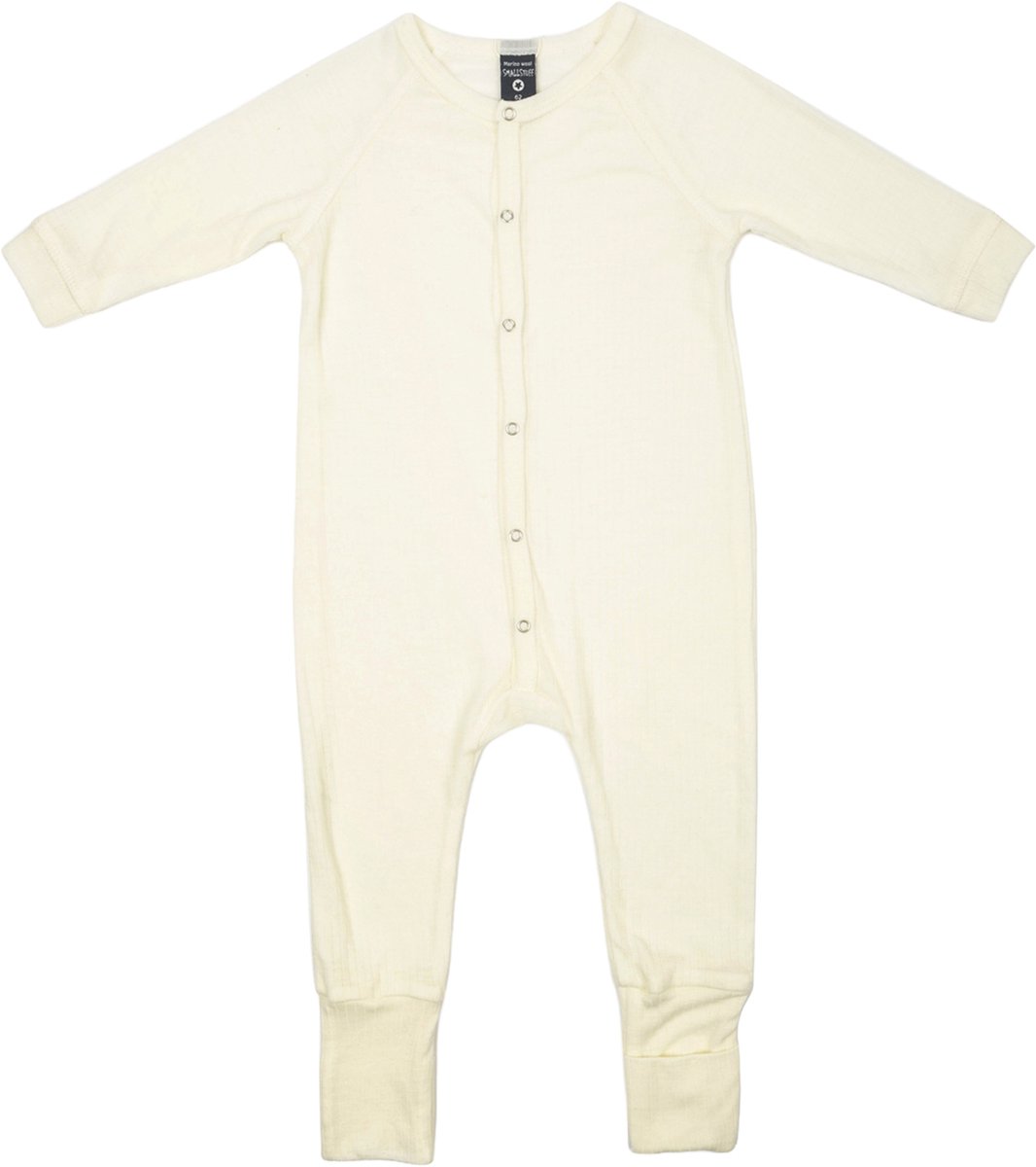 Smallstuff Pyjama - Maat 56 - Merino Wol - Off White