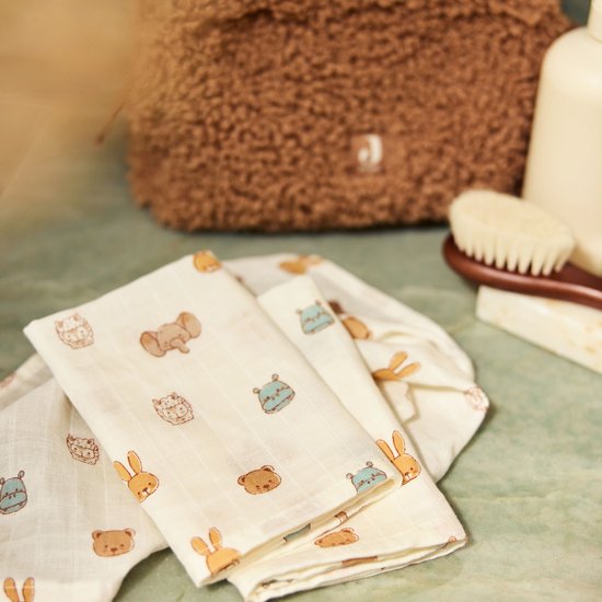 Jollein Hydrofiel Washandje 15x20cm Jollies (3pack) van Jollein — afbeelding 5