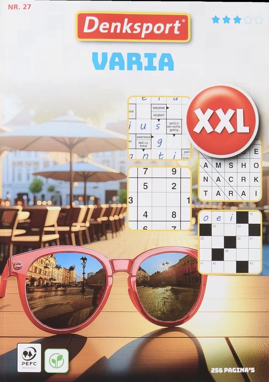 Denksport puzzelboek sudoku