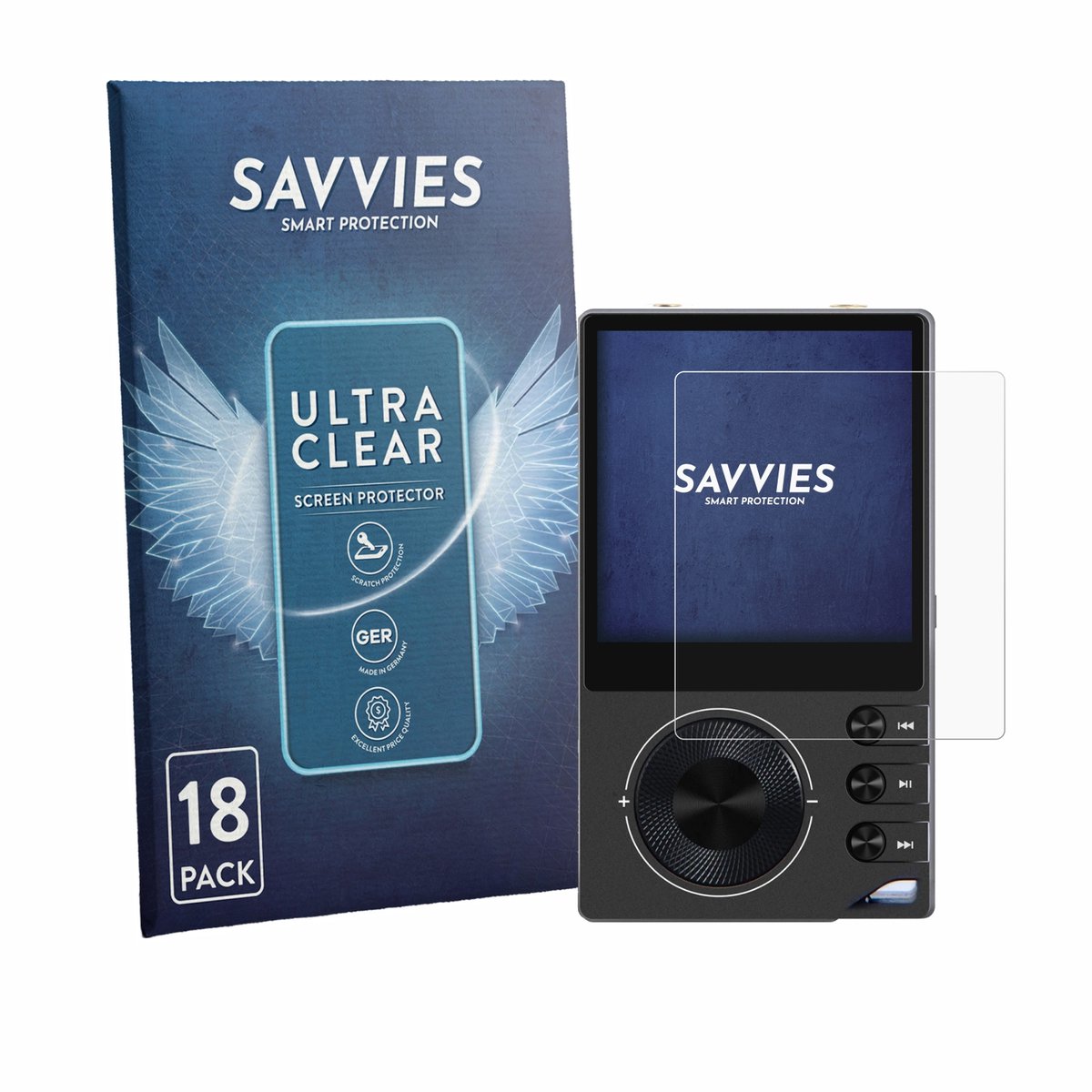 Savvies - Screenprotector voor Surfans F20 Pro - Folie Beschermfolie transparant 18 Stuks