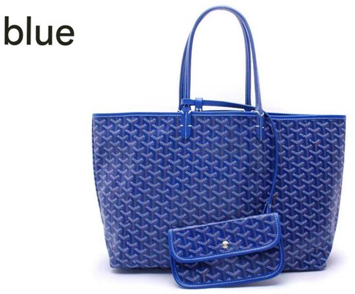Daity Dames Schoudertas Handtas Werktas Shopper Tote bag Moeder- en kindpakket Blauwe L