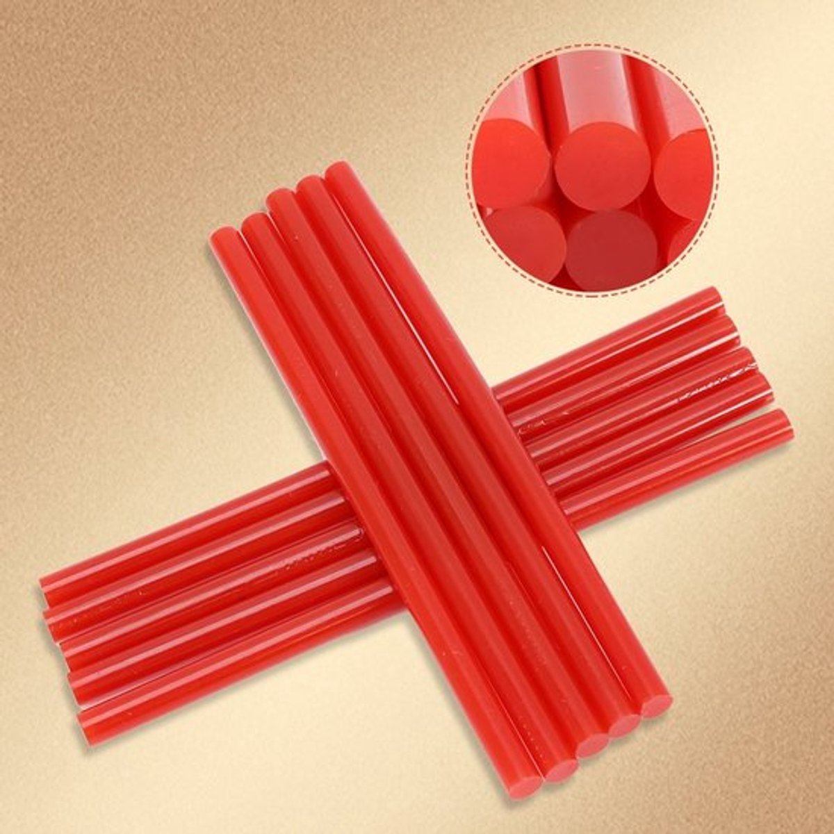 Hete Lijmstiften - DIY Knutselmateriaal - Sterke Hechting - 10 Stuks - Kleurrijke Lijmsticks - Geschikt voor Schoolprojecten en Handwerk...