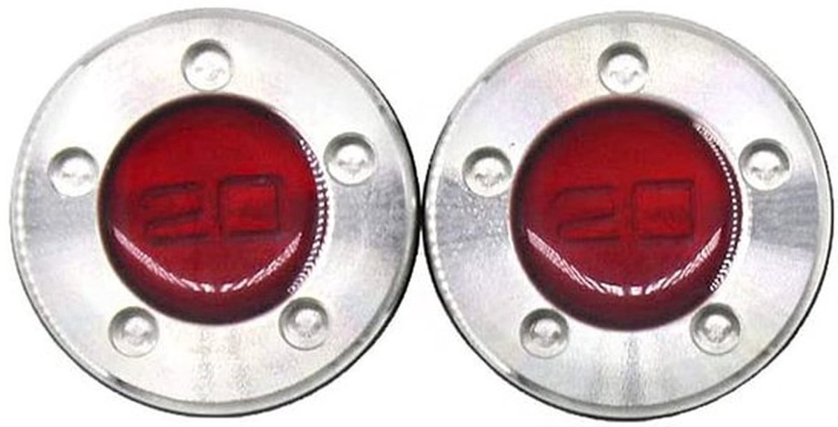 Puttergewichten 20g - 2 Stuks - Hoogwaardige Metalen Gewichten - Rubberen Ringen - Slijtvast - Waterdicht - Golfgewichten