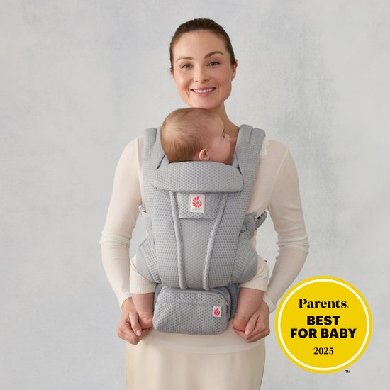 Ergobaby Omni Deluxe Mesh Draagzak - Pearl Grey van Merkloos — afbeelding 2