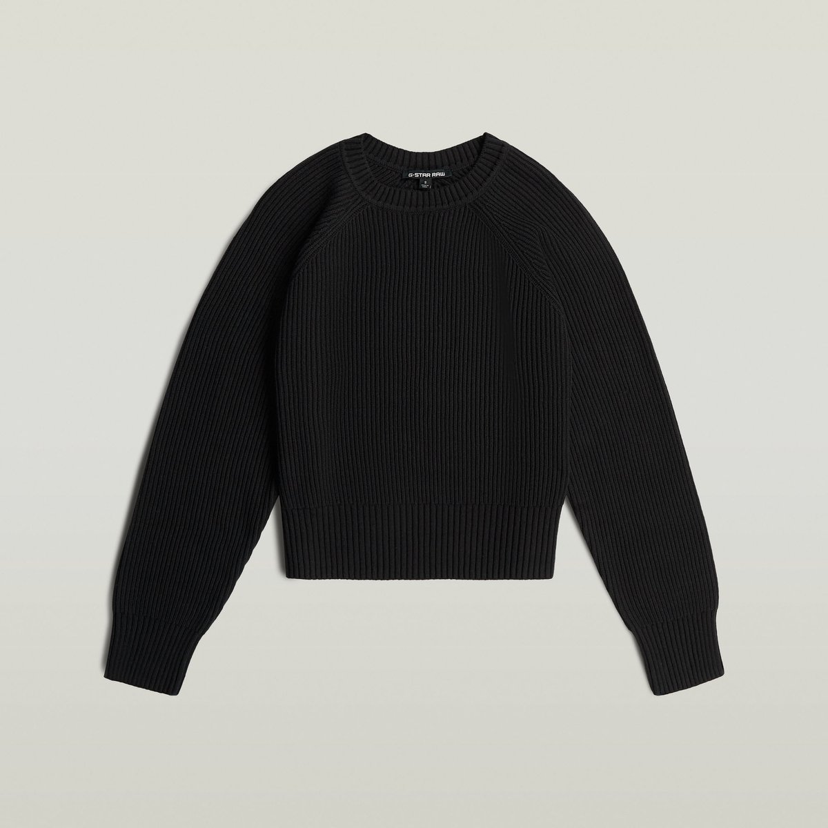 G-Star Unit crew knit wmn Dames Coltruien Zwart