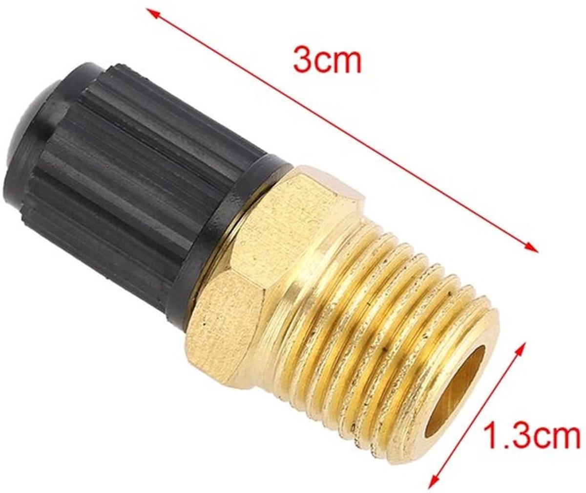 Tank Vulventiel 2 Stuks - 1/4 Inch NPT/MPT - Messing/Plastic - Hoge Sterkte - Duurzaam - Betrouwbare Kwaliteit