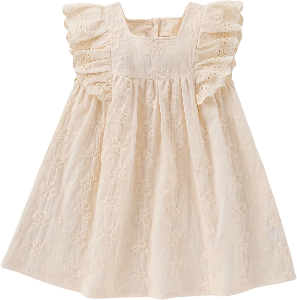 Currero Zomerjurk Meisjes Zomerjurken Kinderen Jurk Meisje Ibiza Stijl Sundress Kinderkleding 1-2 Jaar Abrikoos