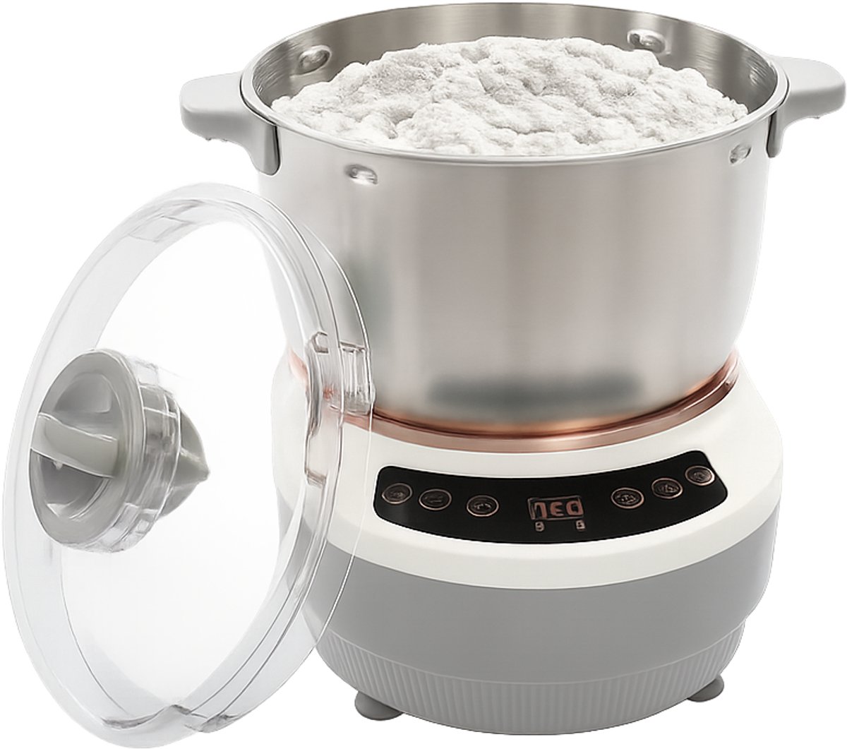 M-Goods Deegmachine 7L - Elektrische Kneedmachine - Deeg Kneden en Rijzen - Instelbare Kneedtijd - 250W Krachtige Motor