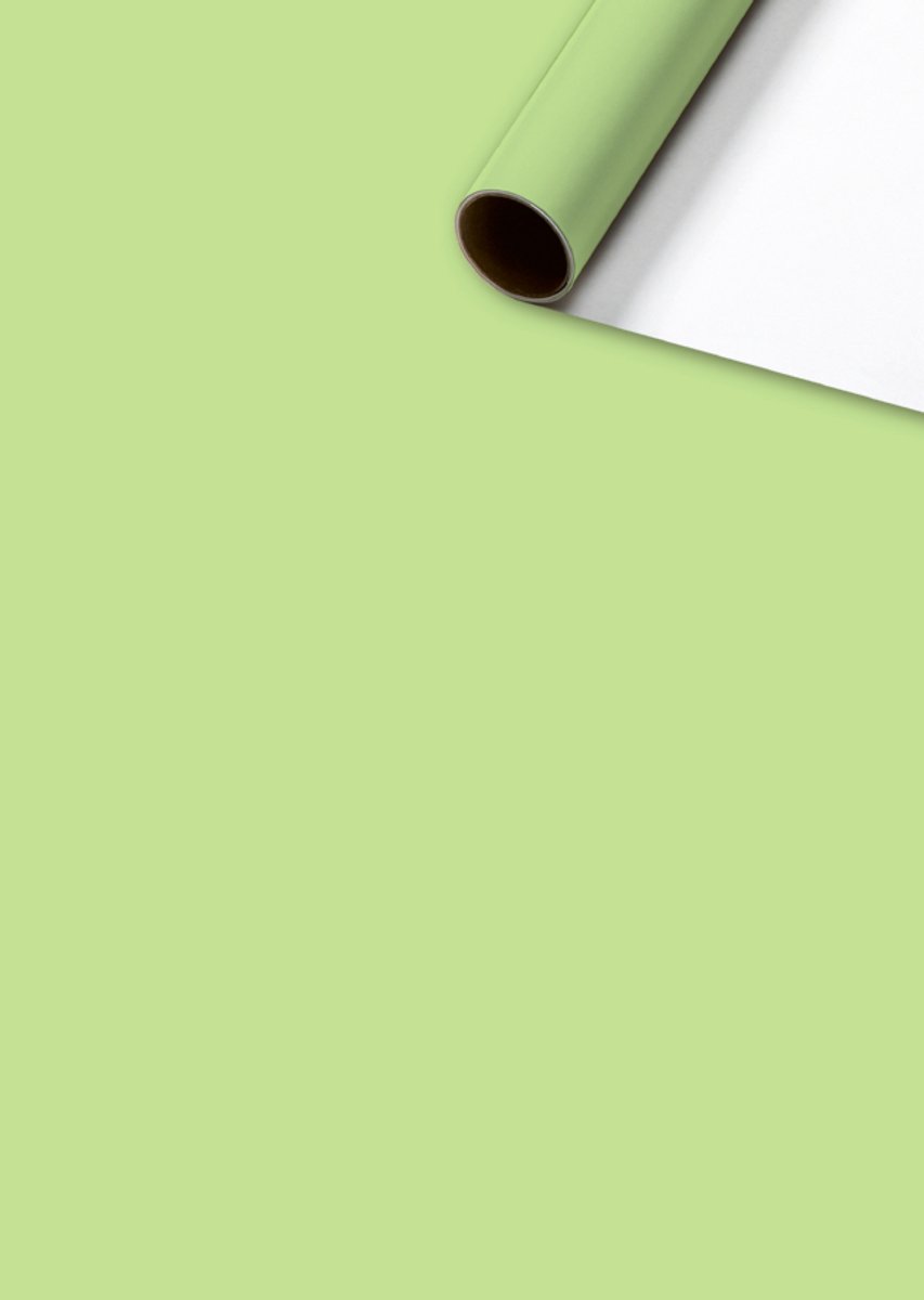 Cadeaupapier Uni Limegroen - Stewo - 70x200 cm