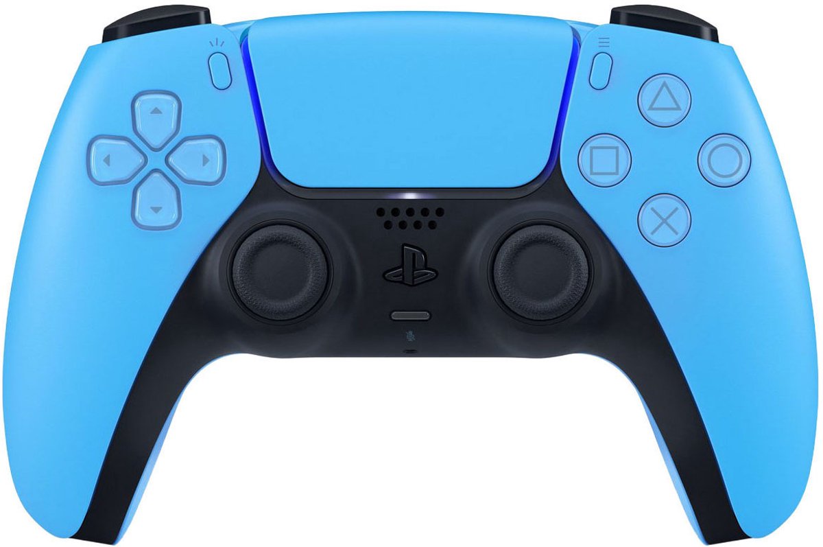 Bol.com Sony PS5 DualSense Draadloze Controller - Starlight Blue aanbieding
