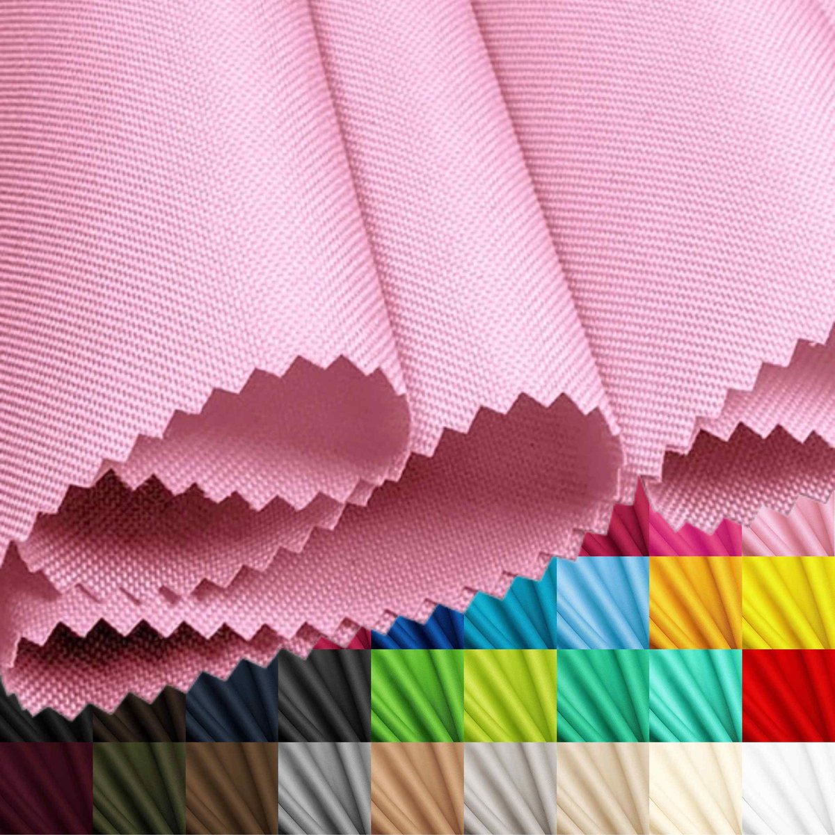 Lantigo Oxford 500D Stof Waterdicht Lichtroze 160 cm Meterware 1 m – scheurvast & PU-gecoat