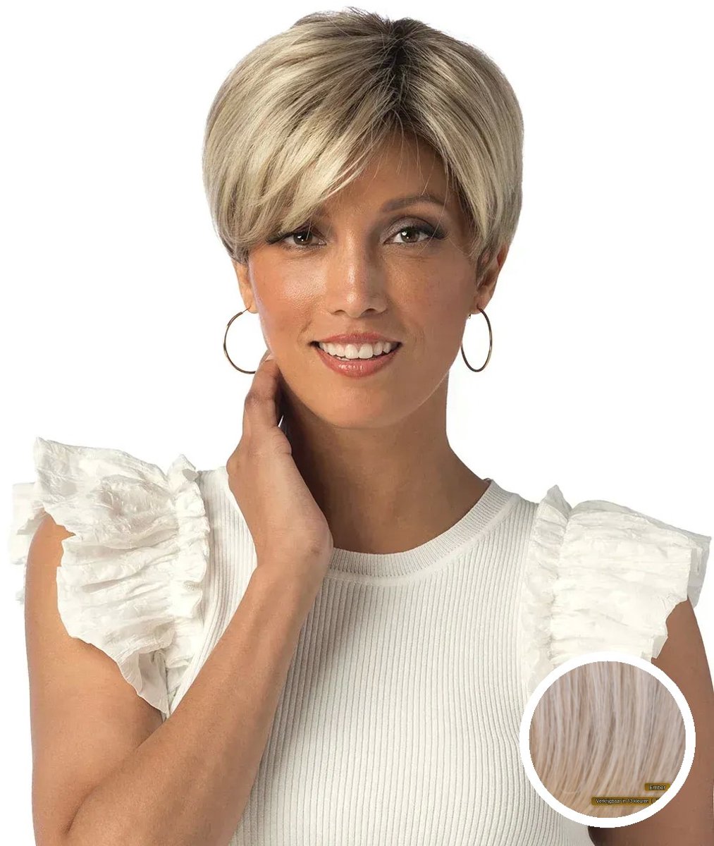 Estetica Designs Synthetisch Haarwerk Ember - Swiss Lace+ Lengte 35 cm Roodbruin R30/28/26
