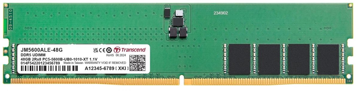 Transcend JetRam JM5600ALE-48G geheugenmodule 48 GB DDR5