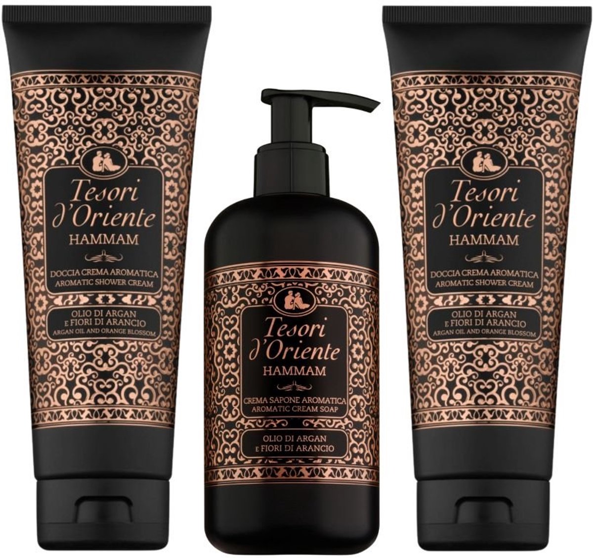 Tesori d’Oriente Hammam Set 2x Douchecrème & 1x Handzeep