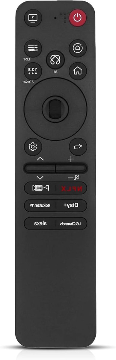 Universele Vervangende Afstandsbediening voor LG TV's - Compatibel met OLED, QNED, UHD en LED LCD Modellen met webOS voor 2025