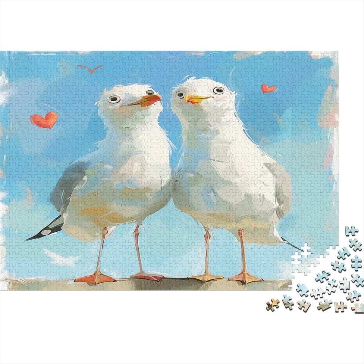 Volwassen Puzzel - Legpuzzel Spel - Ontspanning Thuis - Met Bonusposter - 1000 Stukjes 75x50cm - Stijl 8