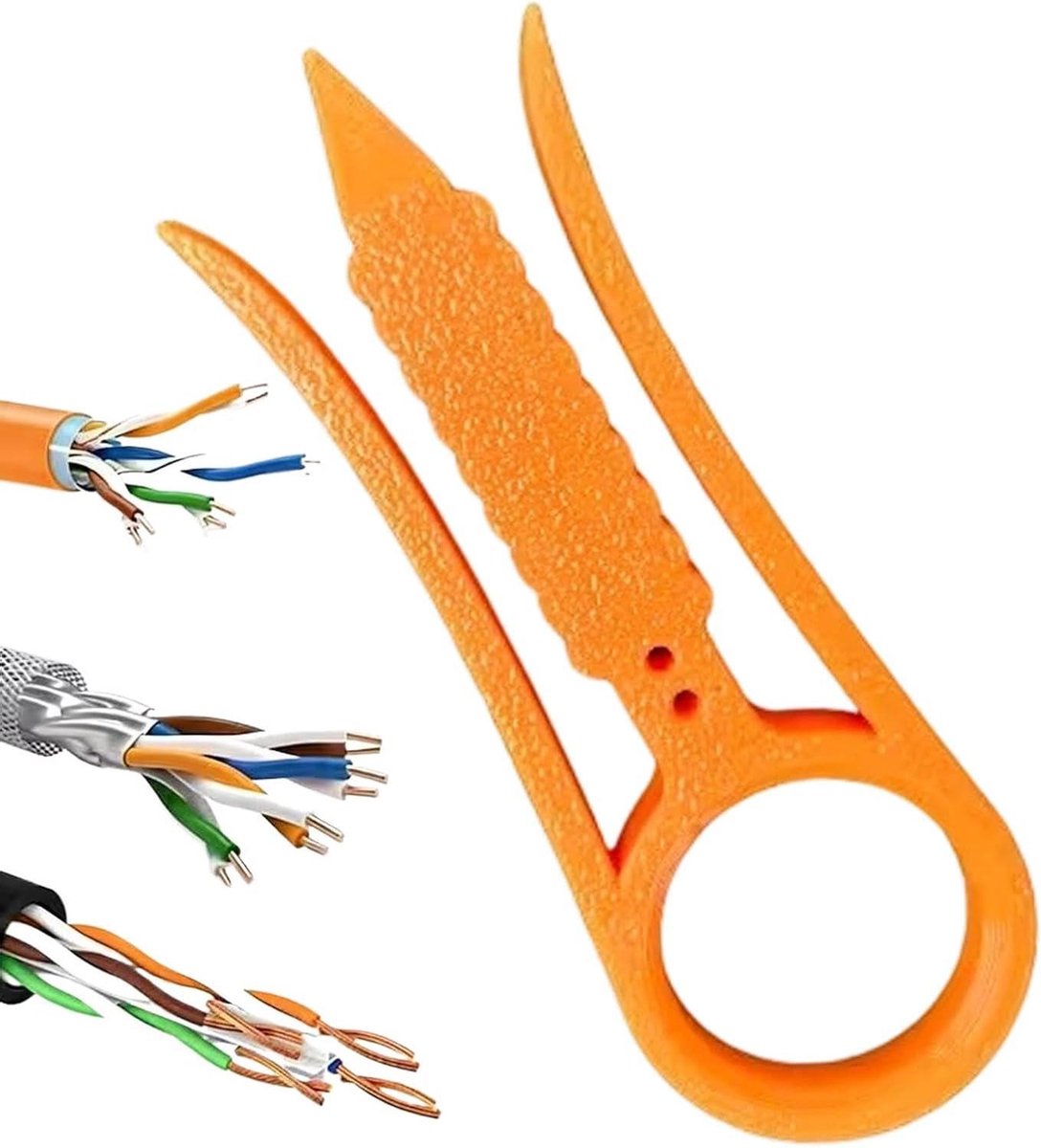 Draadstripper - Kabelstripper Scheider - Netwerkbekabeling Maken - Ergonomische Grip - 79 cm - Oranje