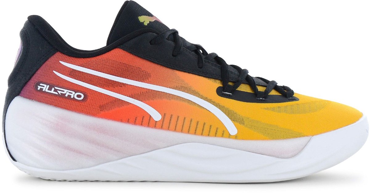 Puma All-Pro NITRO Showtime Heren Sneakers Basketball Schoenen 309890-01 Geel
