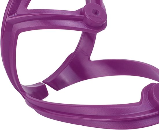 Fietsbidonhouder - Fleskooi Adapter - Buiten Fietsen - Universeel Ontwerp - 15 x 9 x 8 cm - Donkerpaars — afbeelding 5
