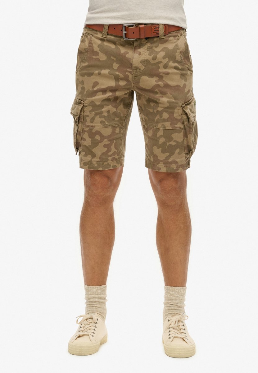 Superdry Core Cargo Shorts 32 Man Woodland Sand Camo
