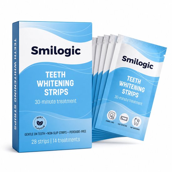 Smilogic Whitening Strips - PAP+ Tandenbleekstrips - 14 Paar