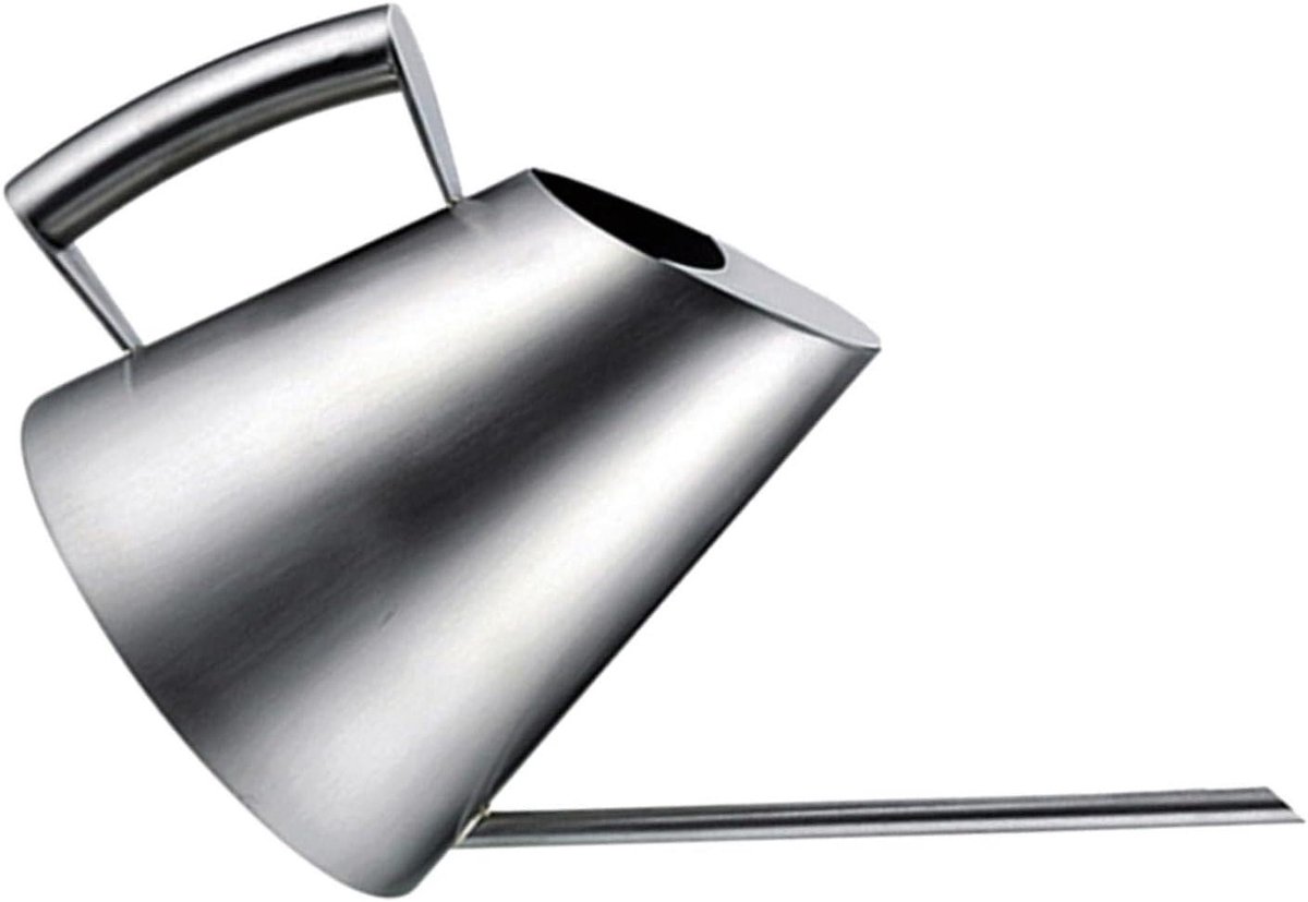 Bonsai Gieter - Waterkan Roestvrij - Planten Water Geven - Lange Dunne Tuit - 400ml Inhoud - Zilver