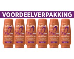 L'Oréal Paris Elseve Huile Extraordinaire Amla Conditioner – Krullend & Zeer Droog Haar – 6 x 200 ml – 6 Stuks Voordeelverpakking