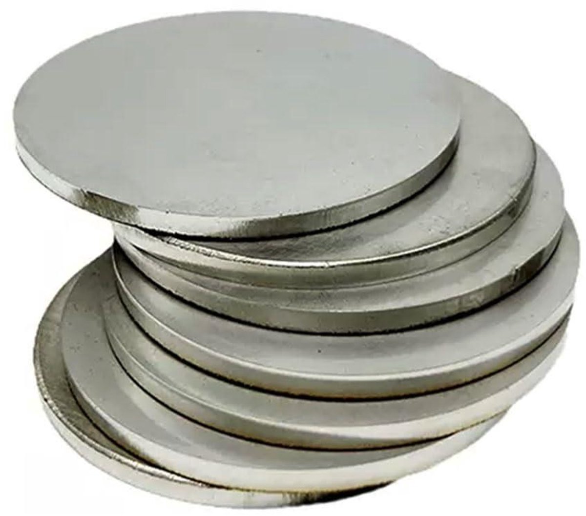Roestvrij Staal Plaat - Ronde Schijf - Industriële Toepassingen - Hoge Corrosieweerstand - 250mm x 2mm - Zilverkleurig