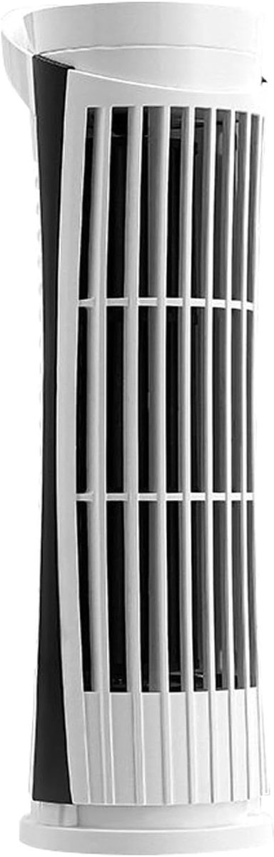 Torenventilator - Bladloze ventilator - Rustige luchtstroom - USB oplaadbaar - 27 cm hoogte - Wit