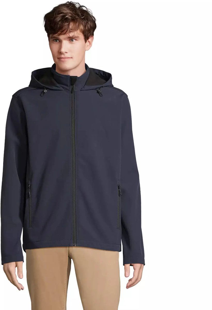 SOL'S Men´s Race Softshell Hooded Jacket L04447 - French Navy - S
