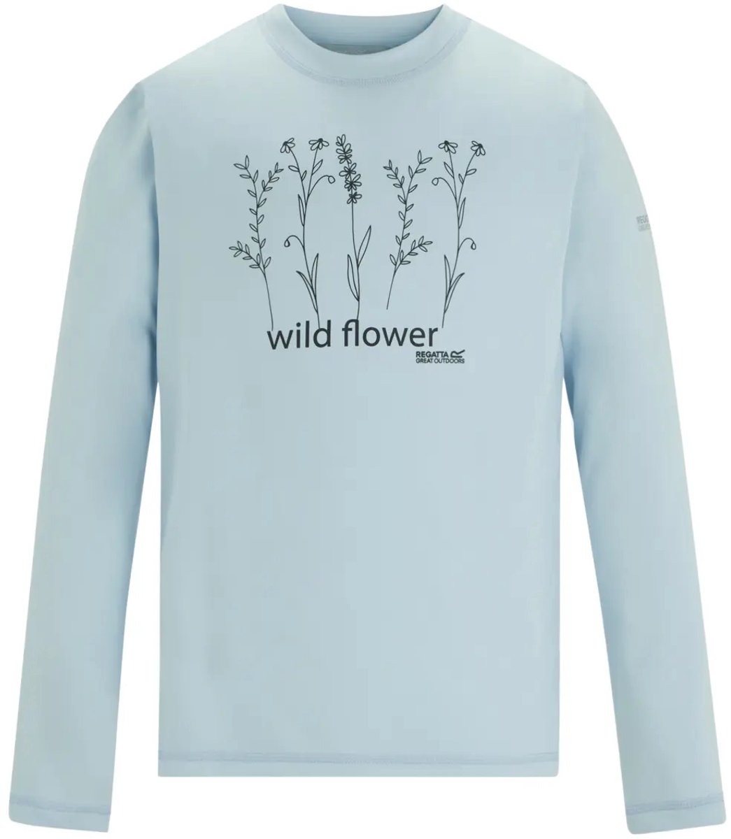 T-shirt met lange mouwen kind Regatta Alvarado Skyway