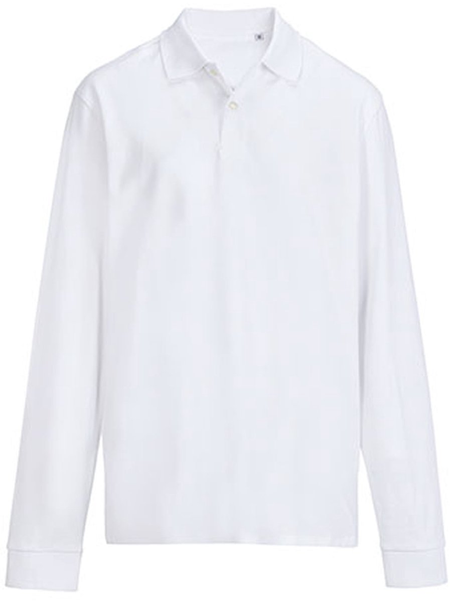 SOL'S Unisex Pacific Polo Shirt Longsleeve L04441 - White - XS
