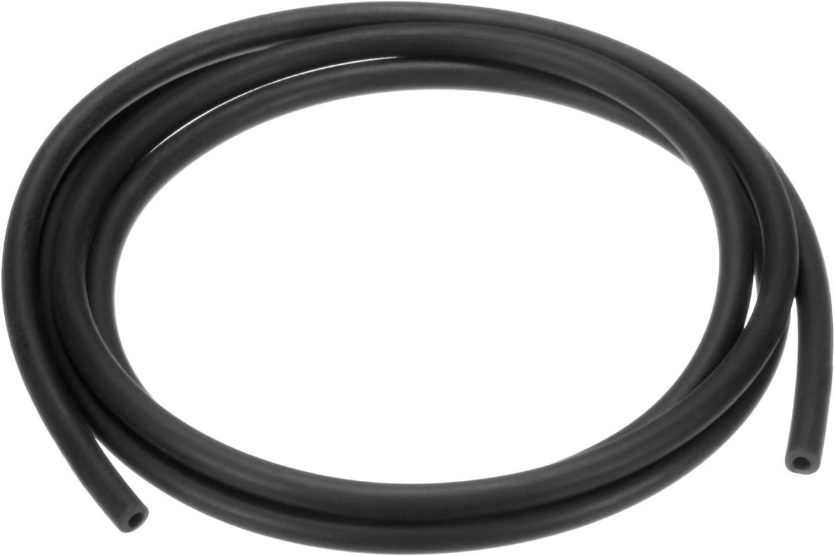 Lubricerende Rubber Slang 1m, 2mm ID x 4mm OD voor Irrigatie, Tuin, en Kleine Apparaten