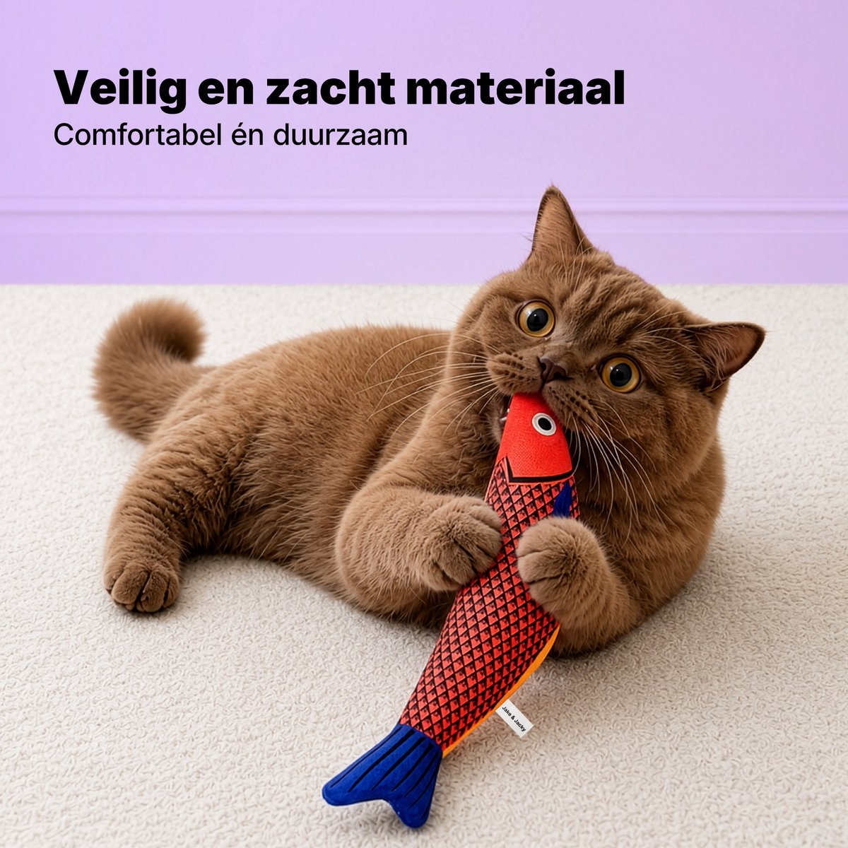 LG Jake and Jacky Kattenspeelgoed met Catnip - 22cm thumbnail 4